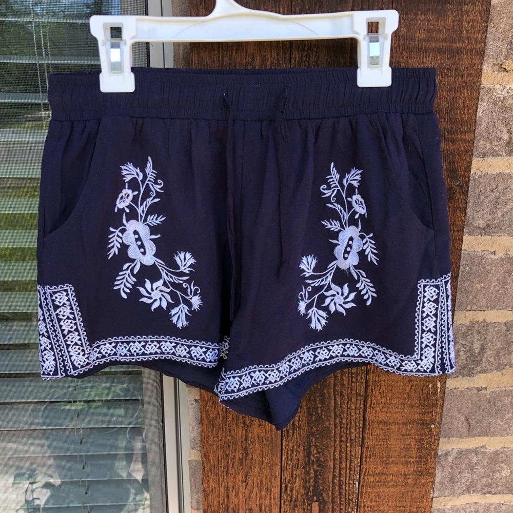 Embroidered Shorts